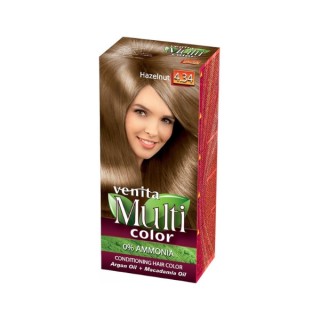 Venita Multi Color Haarverf /4.34/ Hazelnoot 50 ml