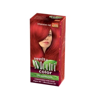 Venita Multi Color Haarverf /7.66/ Intens rood 50 ml