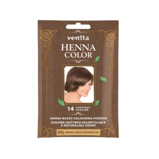 Venita Henna Color kruidenkleurende conditioner met natuurlijke henna /14/ Kastanje 25 g