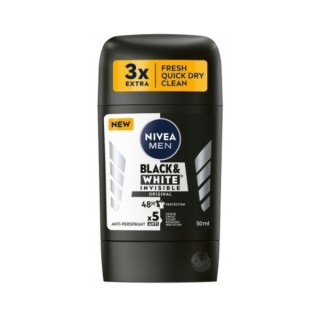 Nivea Men Black & White Invisible Orginal Antitranspirant Stick 50 ml