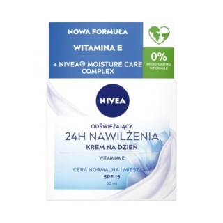 Nivea 24H Moisturizing Day Gesichtscreme Normale und Mischhaut 50 ml