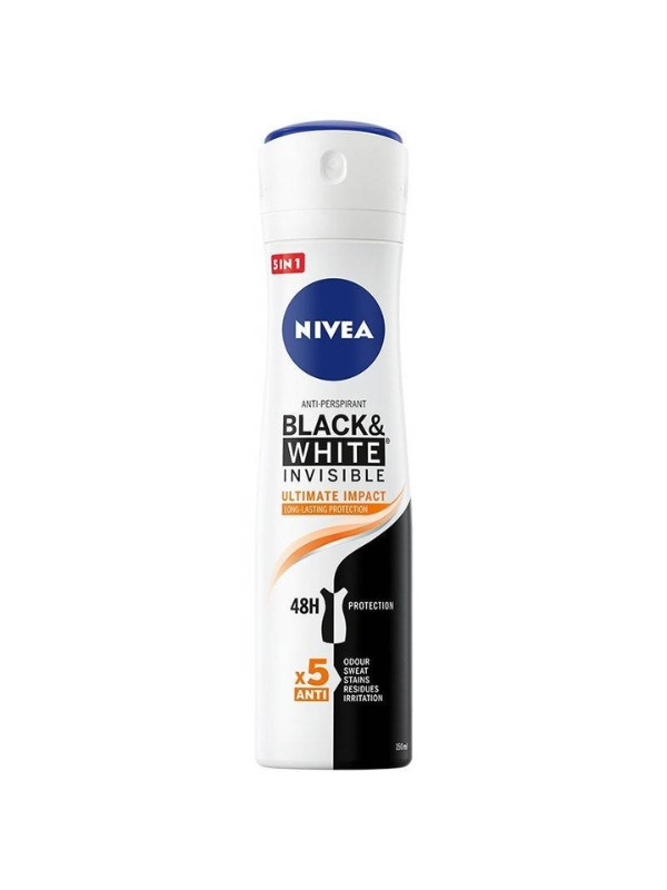 Nivea Black & White Ultimate Impact Spraydeodorant 150 ml