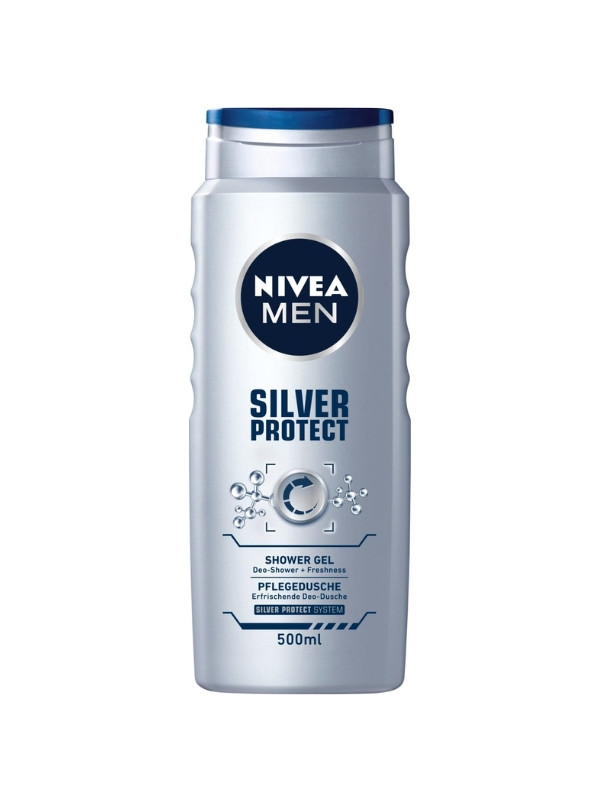 NIVEA MEN Silver Protect Duschgel 500 ml