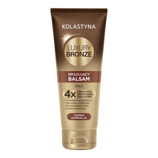 Kolastyna Luxury Bronze Bräunungskörperlotion für dunkle Haut 200 ml