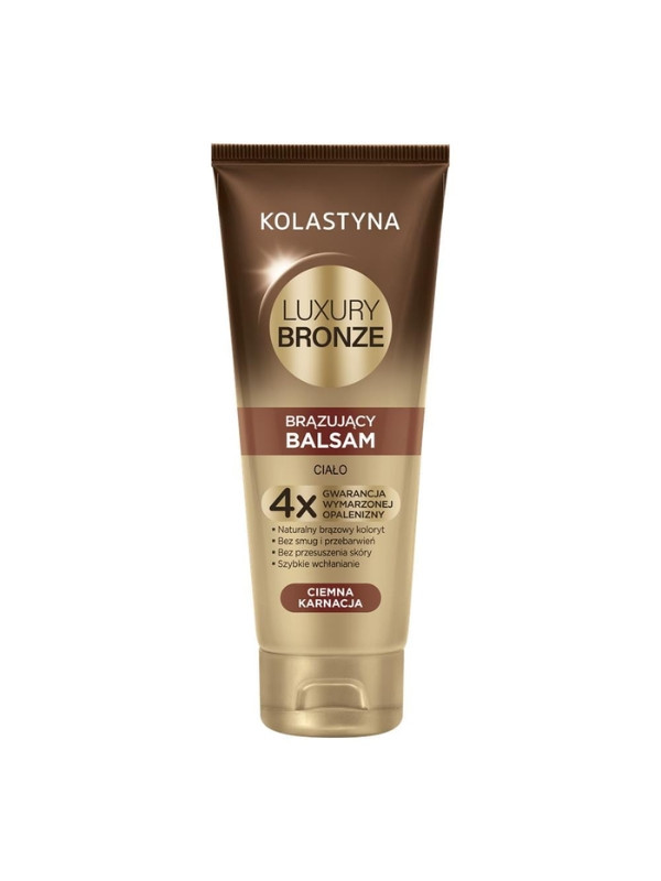 Kolastyna Luxury Bronze Bräunungskörperlotion für dunkle Haut 200 ml