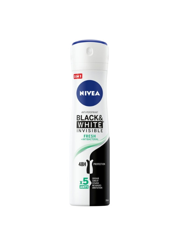 Nivea Spraydeodorant Black & White Invisible Fresh 150 ml