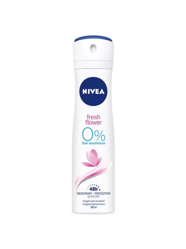 Nivea Fresh Flower Deodorant Spray 0% Aluminium 150 ml