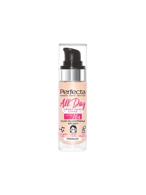 Dax Perfecta All Day Under Mask Cover Vloeibare langdurige dekking Porcelain 30 ml