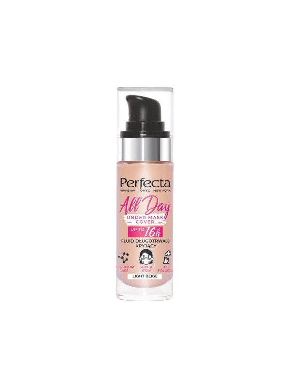 Dax Perfecta All Day Under Mask Cover Fluid long-lasting coverage Light Beige 30 ml