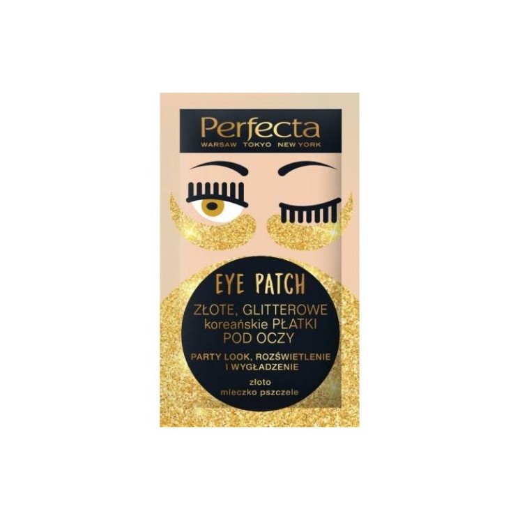 Dax Perfecta Eye Patch glitter Eye patches Gold 2 pieces