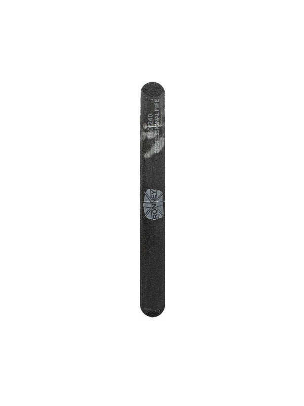 Ronney Professional Premium Nail file Straight Black 180/240 1 piece