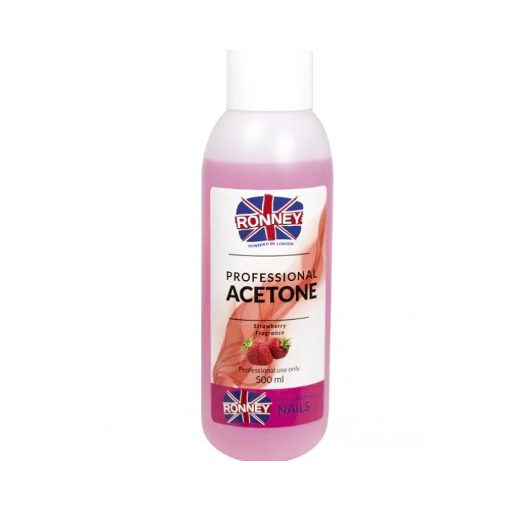 Ronney Professional Nail Aceton Strawberry 500 ml