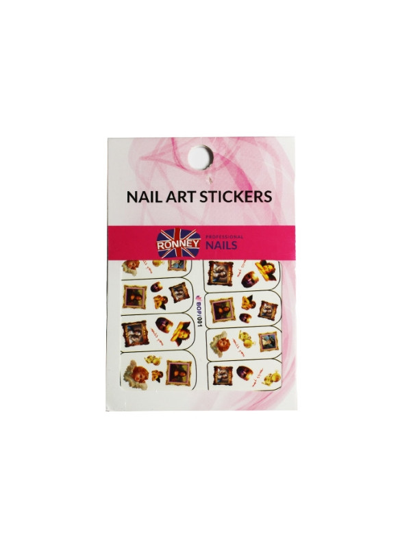 Ronney Professional Waterstickers voor nagels /168/