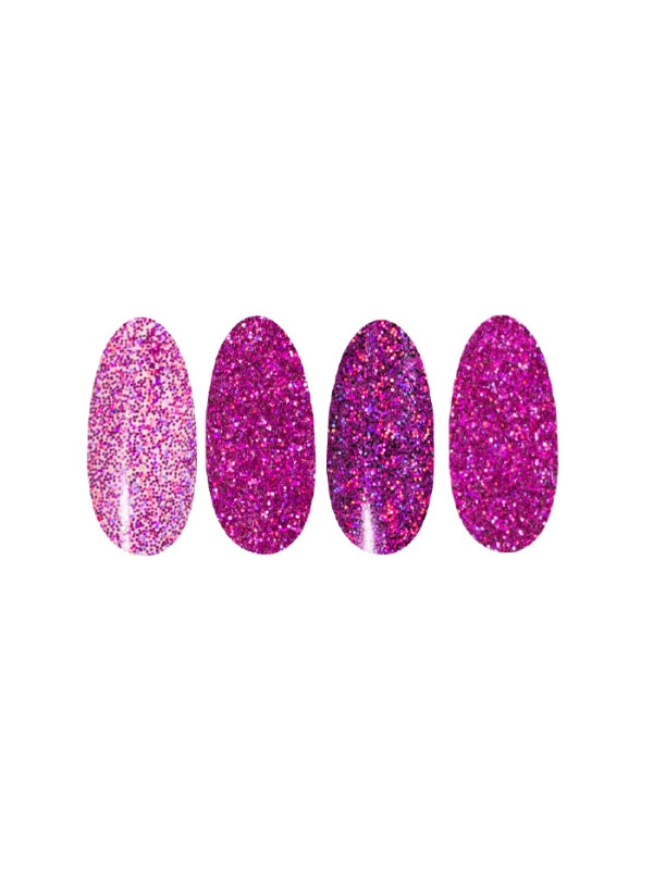 Ronney Holo Effect Nagelpulver /20/ Pink