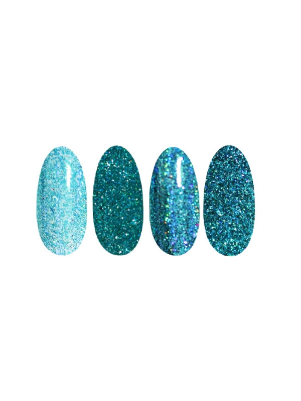 Ronney Holo Effect nagelpoeder /24/ Turkoois