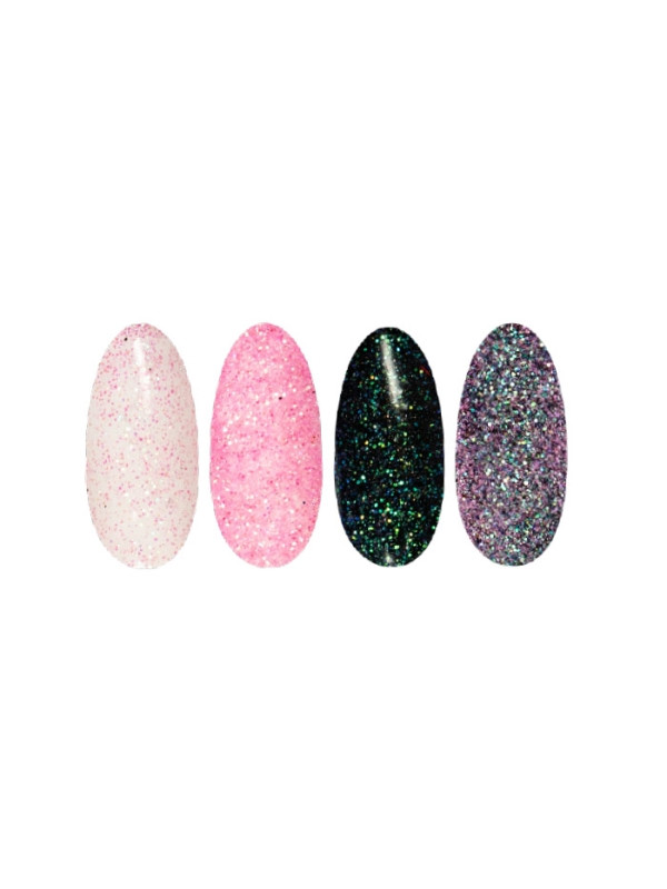 Ronney Glitter Nagelpulver /32/ Pink