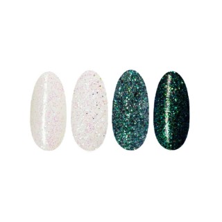 Ronney Glitter nagelpoeder /41/ Wit