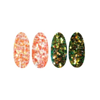 Ronney Glitter nagelpoeder /43/ Oranje folie