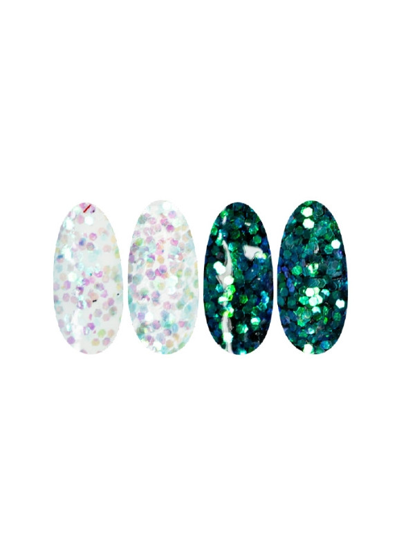 Ronney Glitter Nagelpulver /48/ Meeresfolie