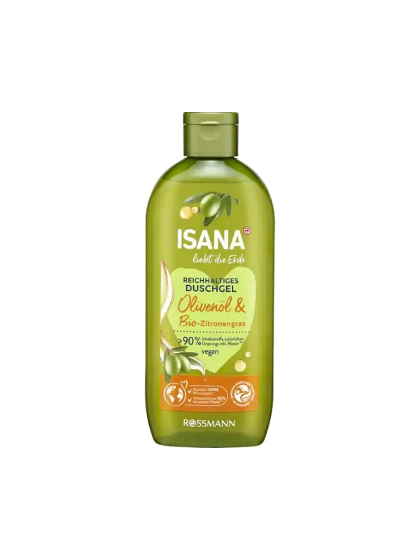 Isana Olive Öl & Bio -Zitronengras douchegel 250 ml