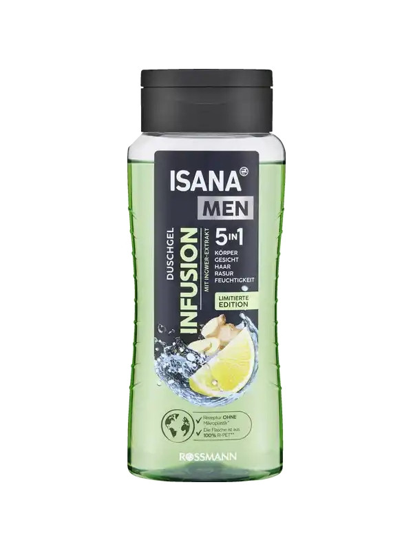 Isana Men 5in1 Douchegel voor mannen Infusie 300 ml