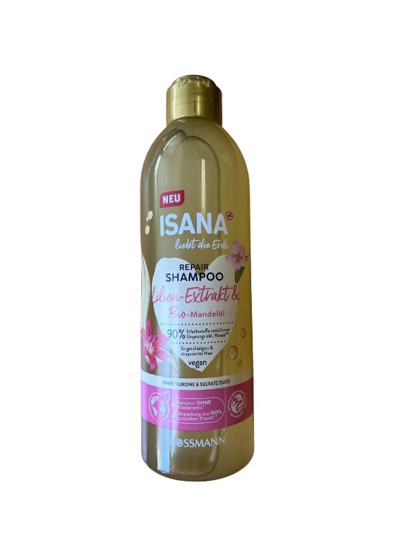 Isana Herstellende haarshampoo Bio - Mandel 400 ml