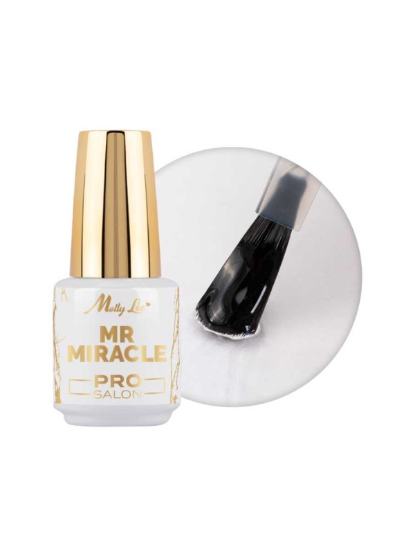 MollyLac Pro Salon Top no wipe Mr Miracle für Hybrid-Nagellacke 15 g