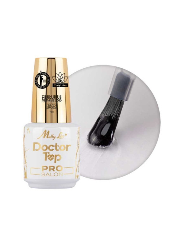 MollyLac Pro Salon Doctor Top innovatieve zelfherstellende Top no Wipe 15 g