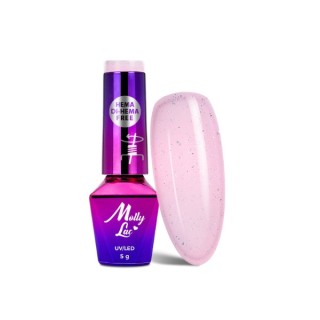 MollyLac /703/ Sparkling French Glowig Empire Hybrid-Nagellack 5 g