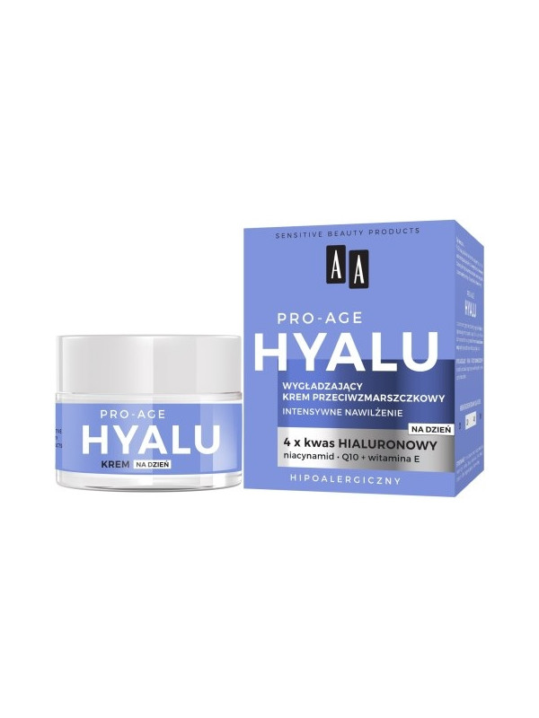 AA Hyalu Pro-Age anti-wrinkle smoothing face cream 50 ml