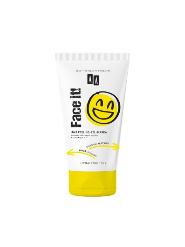 AA Face It 3in1 Peeling - gel - face mask 150 ml