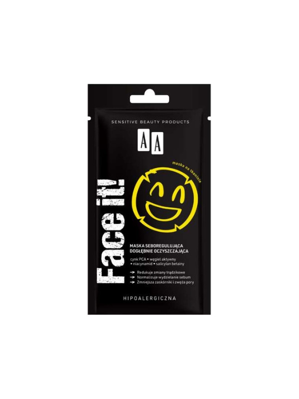 AA Face It Seboregulerend Diep reinigend gezichtsmasker 18 ml