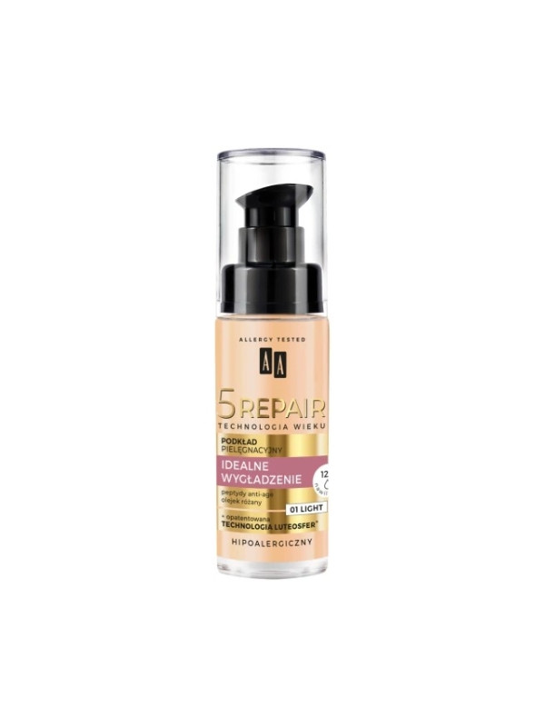 AA Technology Age 5 Repair Perfect smoothing Gezichtsverzorging foundation /01/ Light 30 ml