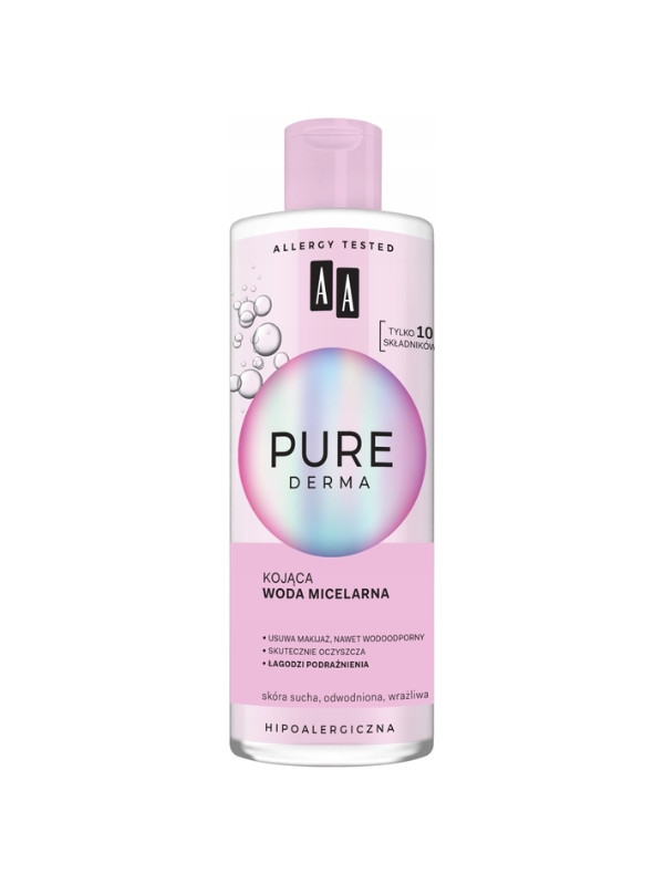 AA Pure Derma soothing micellar water for the face 400 ml