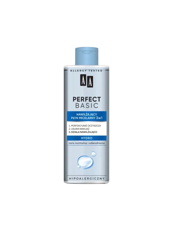 AA Perfect Basic 3in1 feuchtigkeitsspendende Hydro Mizellenflüssigkeit 200 ml