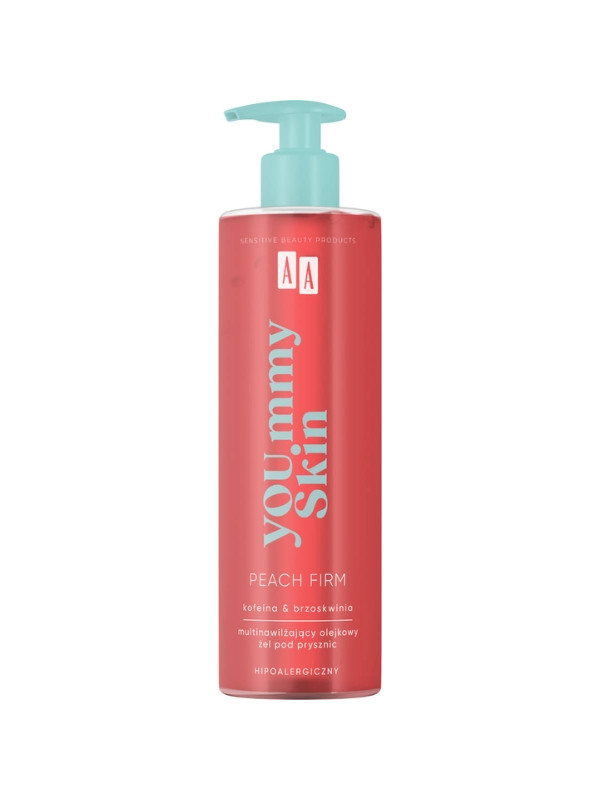 AA Yoummy Skin Peach Firm multi-hydraterende olie-douchegel 400 ml