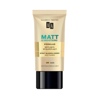 AA Make Up Matt Mattifying and smoothing face foundation /105/ Sand 30 ml