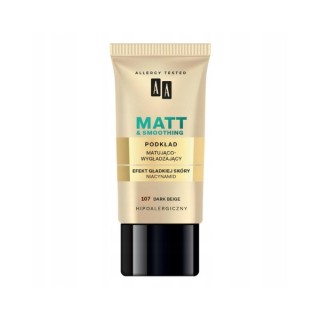 AA Make Up Matt Mattierende und glättende Gesichtsgrundierung /107/ Dark Beige 30 ml