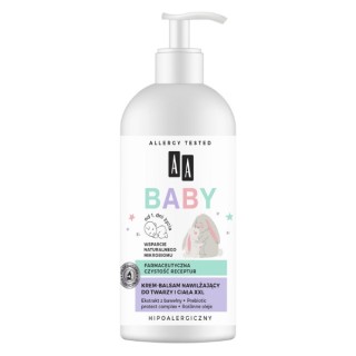 AA Baby vochtinbrengende crème-balsem voor gezicht en lichaam 275 ml