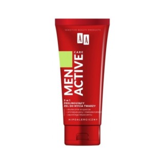 AA Men Active Care 3in1 peeling gezichtswasgel 150 ml