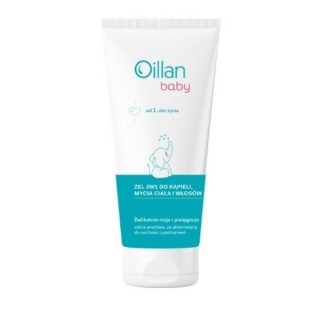 Oillan Baby 3in1 Lichaams- en haarwasgel vanaf de eerste levensdag 200 ml