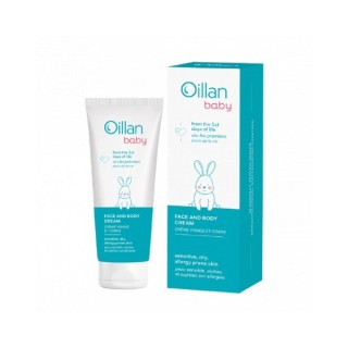 Oillan Babycrème voor gezicht en lichaam vanaf de 1e levensdag 75 ml