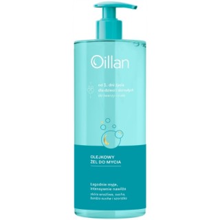 Oillan Oil body wash gel vanaf de eerste levensdag voor kinderen en volwassenen 750 ml