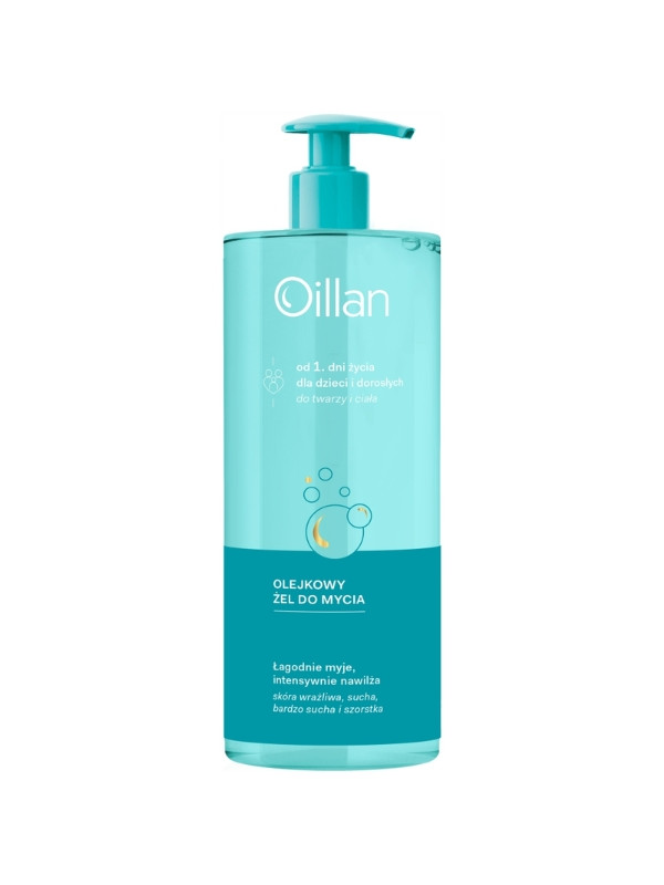 Oillan Oil body wash gel vanaf de eerste levensdag voor kinderen en volwassenen 750 ml