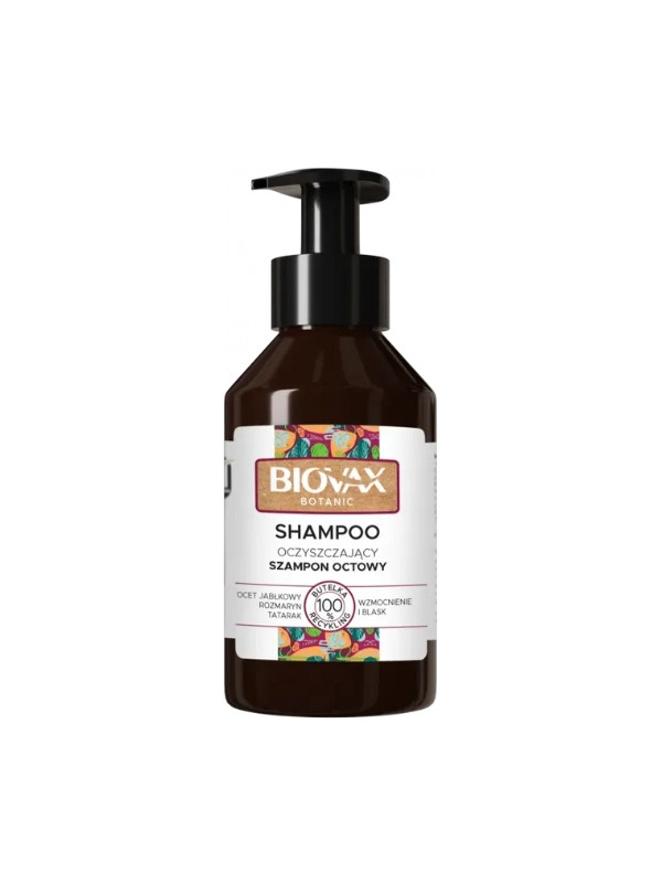 BIOVAX Reinigende haarshampoo met Appelazijn en Rozemarijn 200 ml