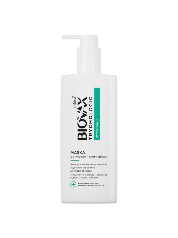 BIOVAX Trychologic Masker voor haar en hoofdhuidverlies 200 ml