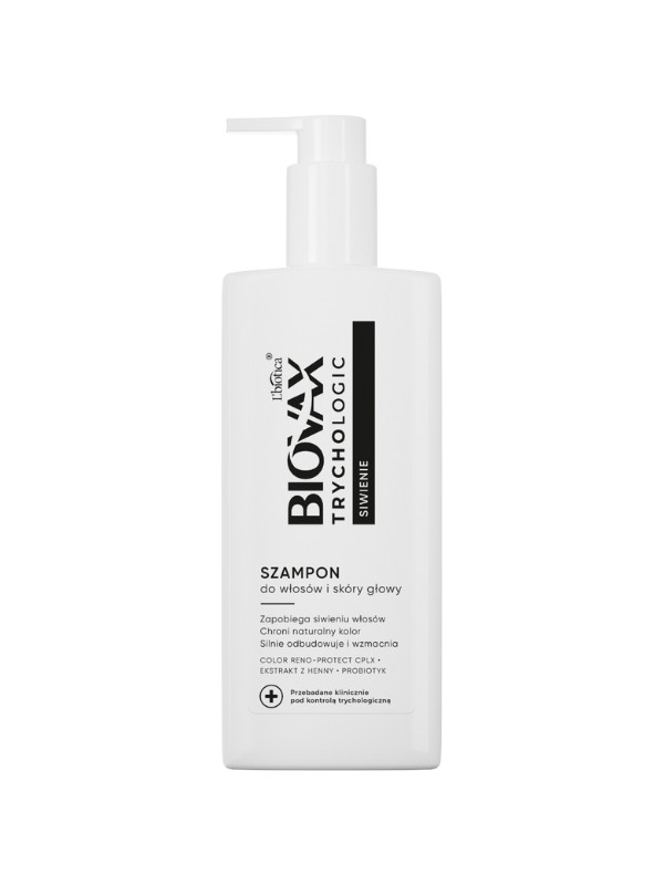 BIOVAX Trychologisches Shampoo für Haare und Kopfhaut bei grauem Haar, 200 ml