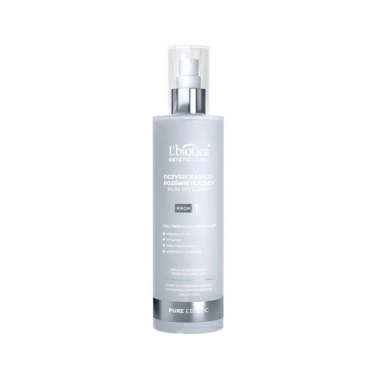 L'biotica Pure Estetic cleansing and brightening micellar fluid 200 ml