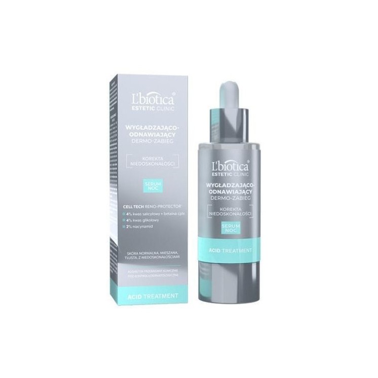 L'biotica Acid Treatment Dermo - smoothing and renewing facial Serum for the night 30 ml