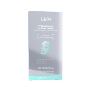 L'biotica Acid Treatment hydro Dermo - gladmakend en normaliserend gezichtsmasker 1 stuk